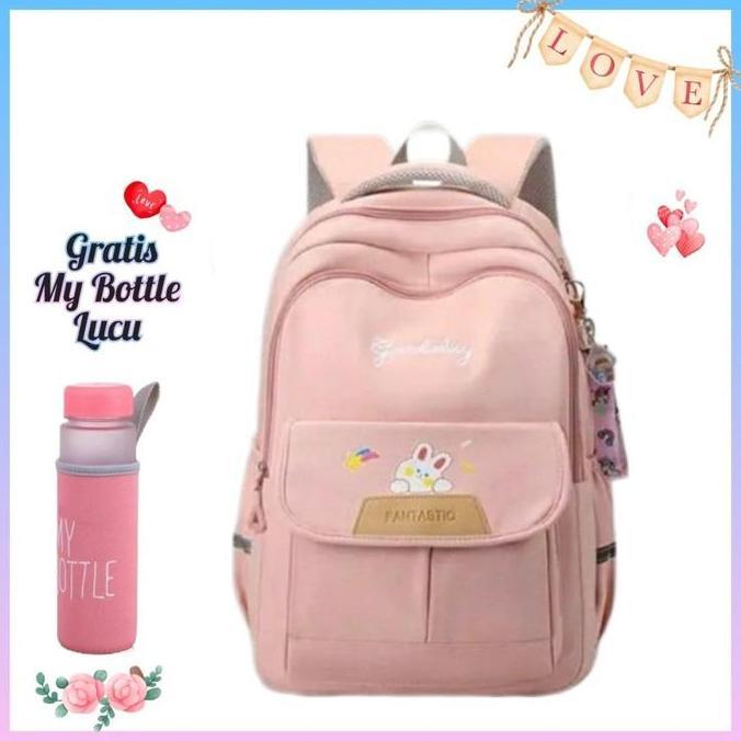 Tas Ransel Sekolah Kuliah Kerja Anak Wanita SD SMP SMA BTS 3