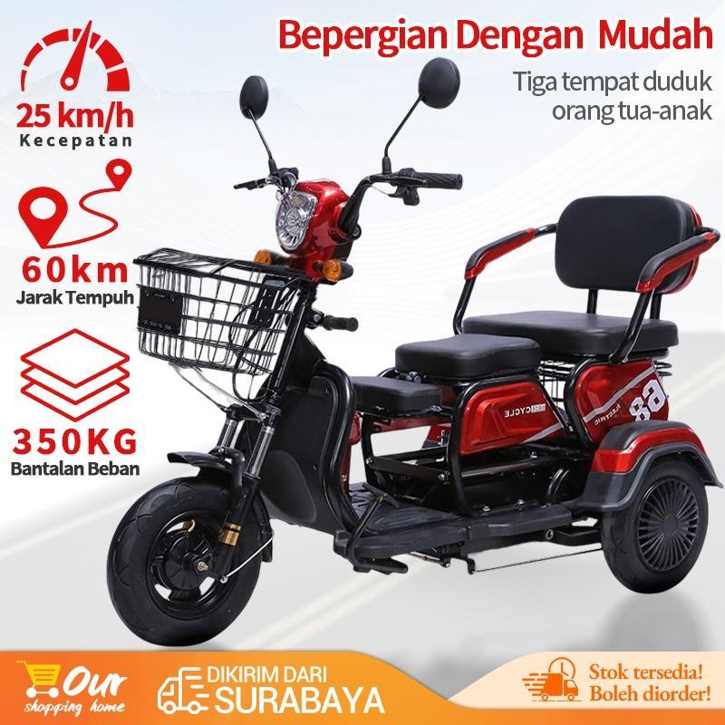 Sepeda Listrik/Sepeda Motor Roda 3/Skuter Untuk Lansia