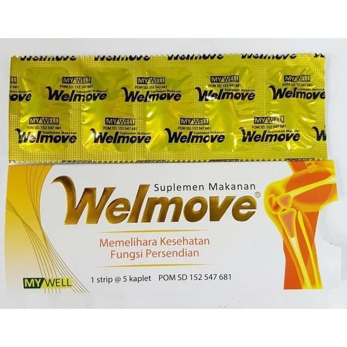 WELMOVE OBAT SENDI 1 strip isi 5