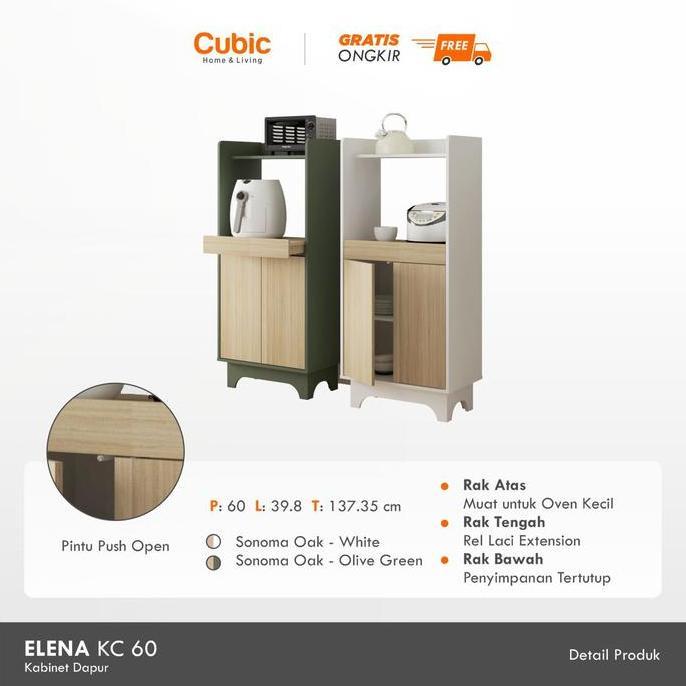 Cubic Lemari Dapur Minimalis / Kitchen Cabinet / ELENA KC 60