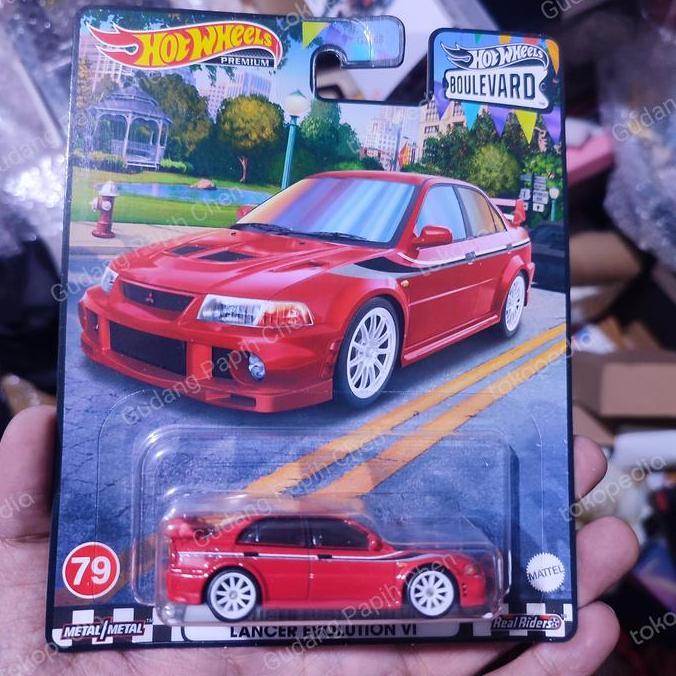 Promo Hot Wheels Hot Wheels Premium Boulevard Mitsubishi Lancer Evolution Vi Boulevard Mitsubishi La