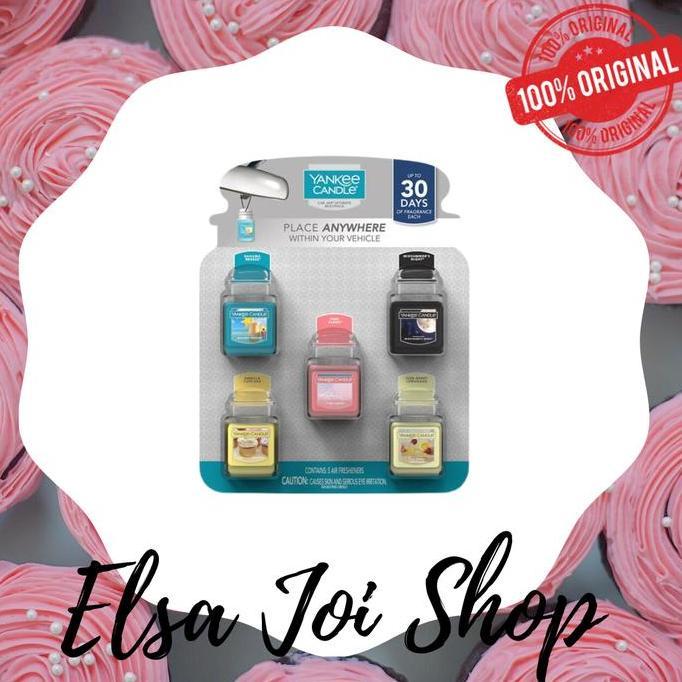 Grosir Elsajoishop - Yankee Candle Car Jar Ultimate Multi Pack - 5 Air Fresheners