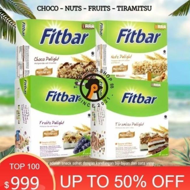 Fitbar 1 Box Isi 12Pcs Coklat Fruits Delht Tiramisu Cheese