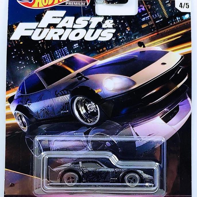 Promo Hot Wheels Premium Fast Rewind Nissan Fairlady Z Fast Furious Bankaret