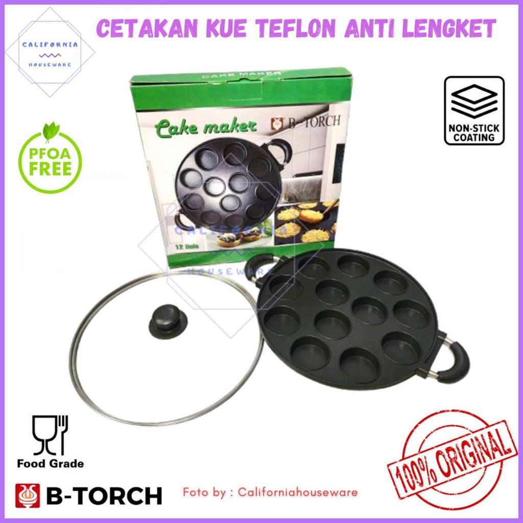 Cetakan Kue Teflon Anti Lengket / Cetakan Martabak Mini / Cake Pan Anti Lengket