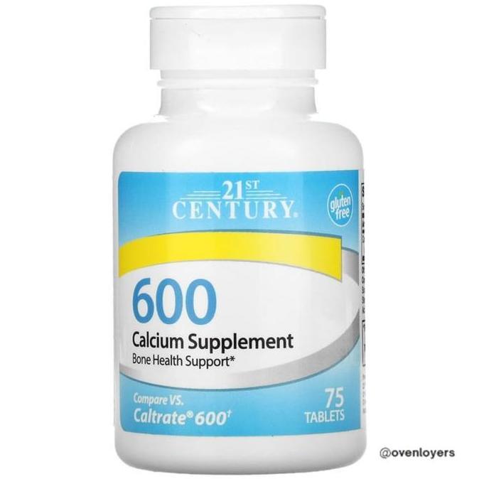 21st century calcium supplement 600 75 s