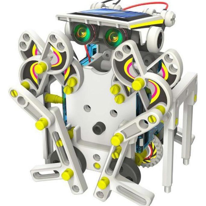 Toys- Robot Transforming Solar Cell 13 In 1 Mainan Edukasi Robotic Y3525