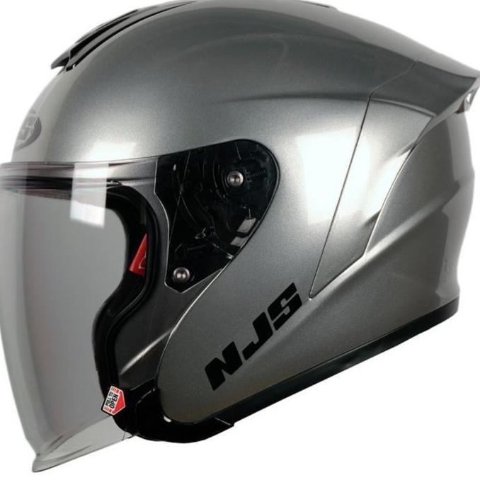 Promo Helm Njs Kairoz - Silver Steel Terlaris