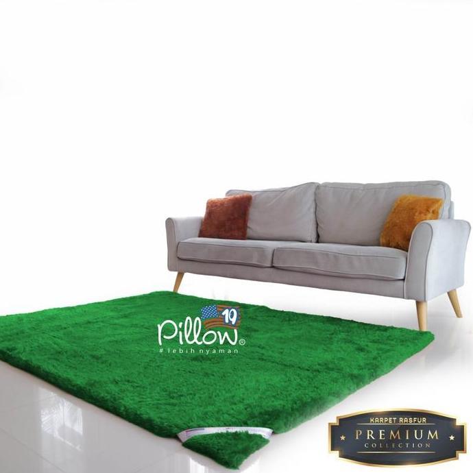 Karpet Bulu Rasfur Ukuran Premium Tebal Bulu Anti Rontok Karpet Lantai Cantik Warna Warni Karpet Bul