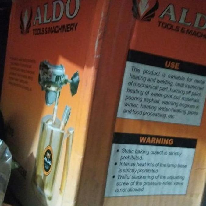 cusss order] Kompor Bakar Minyak Tanah 1 Liter Copper Blow Torch 1 Ltr ALDO