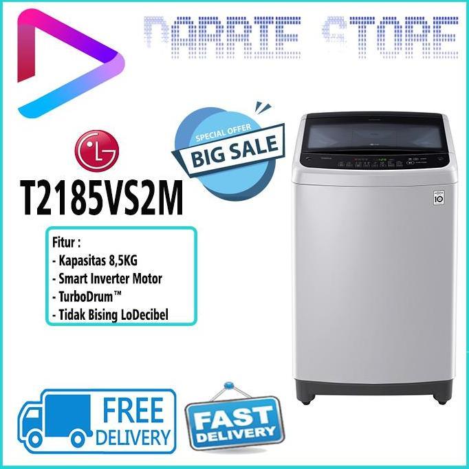 LG T2185VS2M MESIN CUCI LG 8,5 KG WASHER T-2185VS2M T2185 2185VS2M
