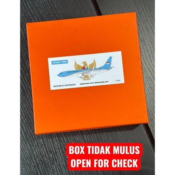 JC WINGS 1/400 REPUBLIK INDONESIA BOEING 737-800 BBJ2 A-001 TTMT