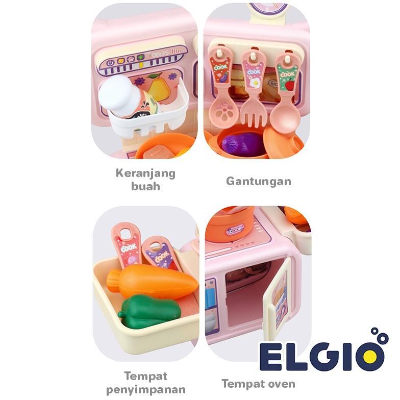 OFFICIAL Mainan Masak masakan Meja Dapur Anak Kitchen Set