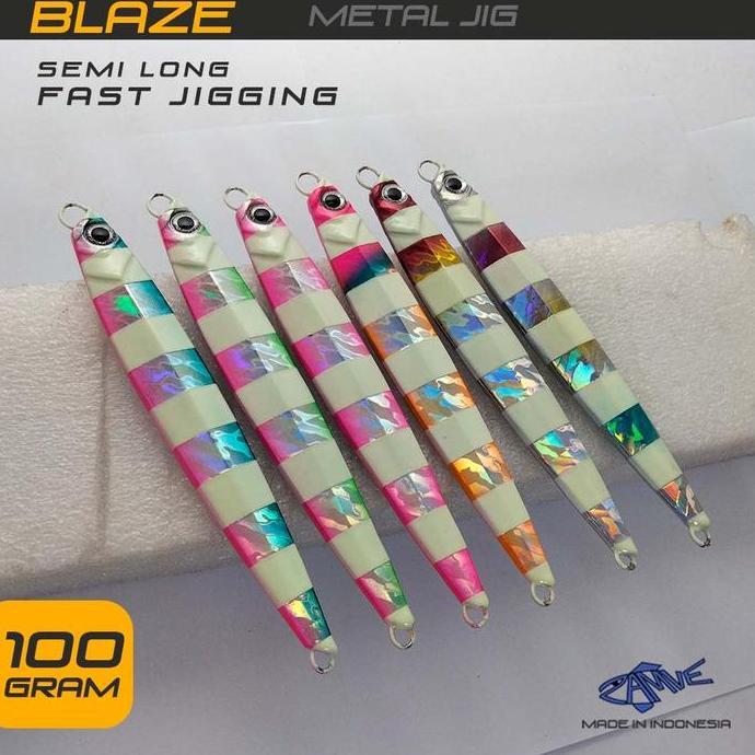 Metal Jig Zamve Blaze 100Gr Metal Jig 100Gr Metal Jig 100Gram