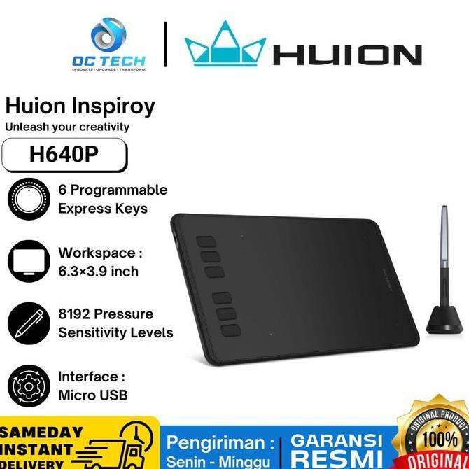 NEW Drawing Pad Huion H640P Drawing Tablet Pen Tab Digital Drawing Design