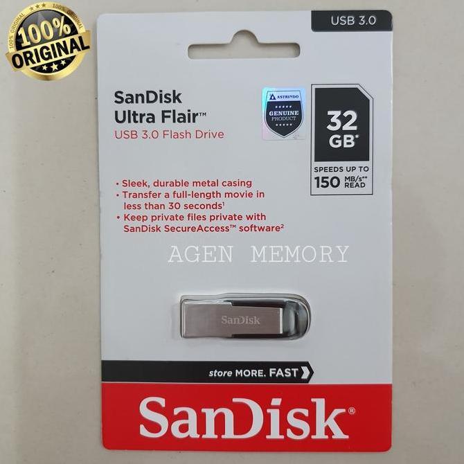 New- Netyou- Sandisk Usb Flashdisk 3Gb Ultra Flair Usb 3.0 - Flashdisk 3Gb