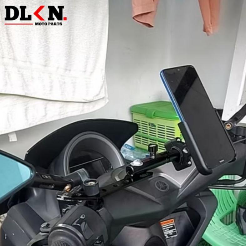 PREMIUM HOLDER HP MOTOR PAKET KUMPLIT + STABILIZER SPION MOTOR NMAX, LEXY, XMAX, MIO, VARIO DLL
