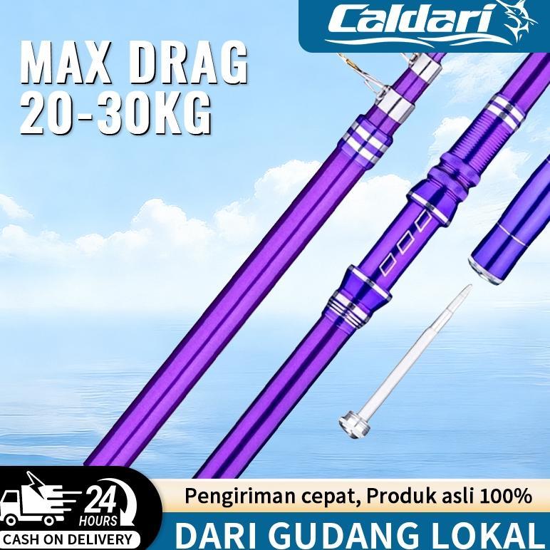 Joran Pancing Carbon Fiber Sea Fishing Rod 2.1M-3.6M/7 Tongkat Stik Pancing 3.6Meter Stick Pancingan