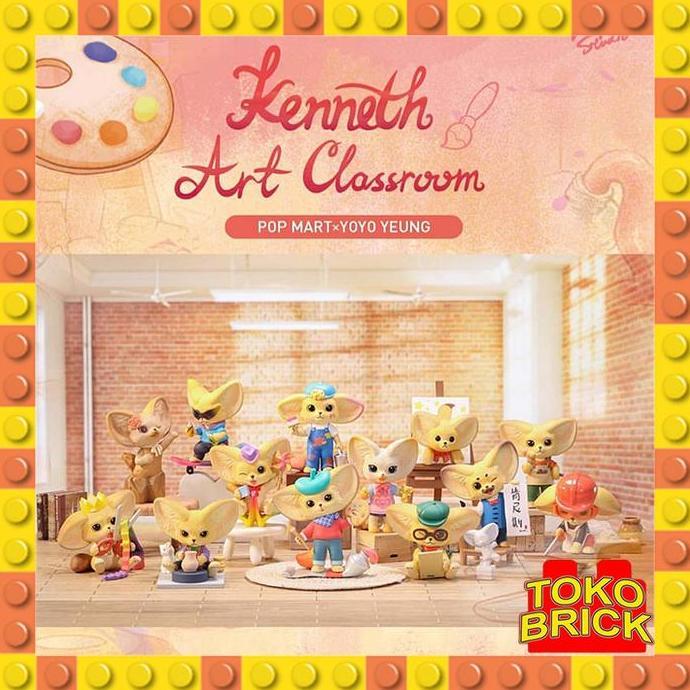 HOT SALE POP MART KENNETH ART CLASSROOM SERIES BLIND BOX TERMURAH