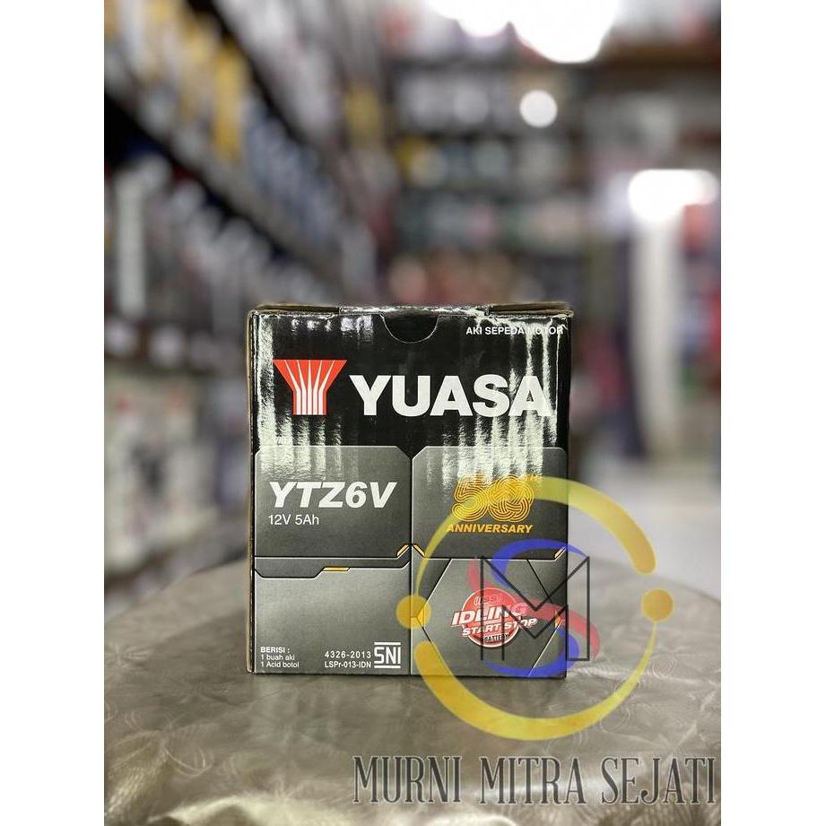 Yuasa Aki Motor YTZ6V YTZ6-V YTZ-6V Kering MF Vario 125 150 PCX CB CBR