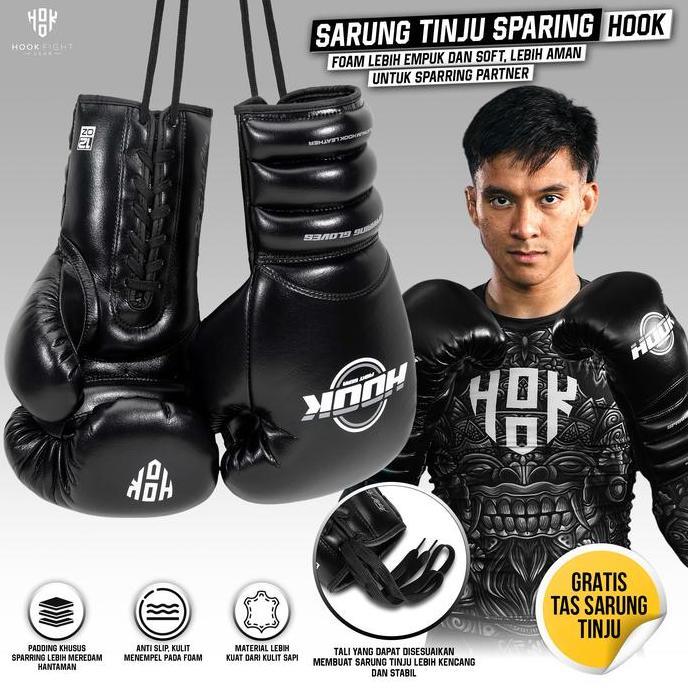 Sparring Gloves Hook Spiral, Sarung Tinju Sparring, Sarung Tinju Hook