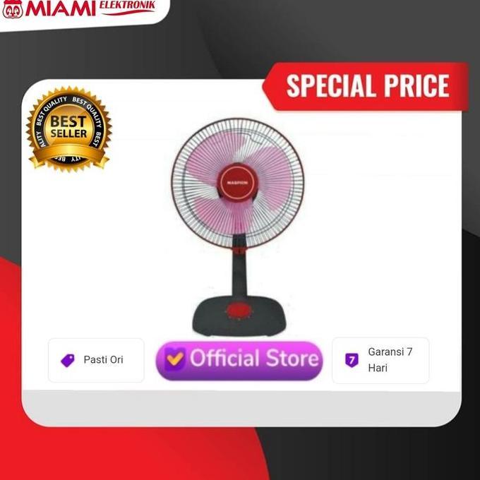 DESK FAN MASPION / KIPAS DUDUK MASPION EX308 / EX 308