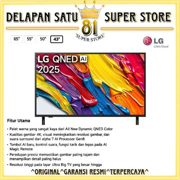 LG 43QNED82ASA 50QNED82ASA 55QNED82ASA 65QNED82ASA SMART TV LED QNED AI 43 INCH 50 INCH 55 INCH 65 I