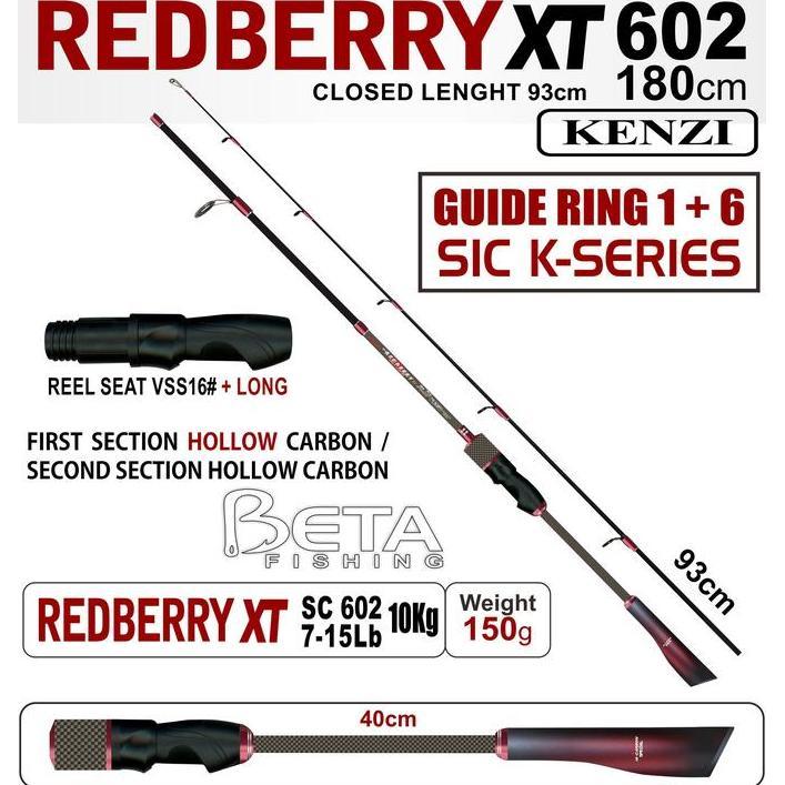 ROD JORAN KENZI RED BERRY XT 7-15 LB