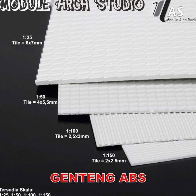 Big- Maket Genteng Abs - Maket Atap - Abs Rooftile
