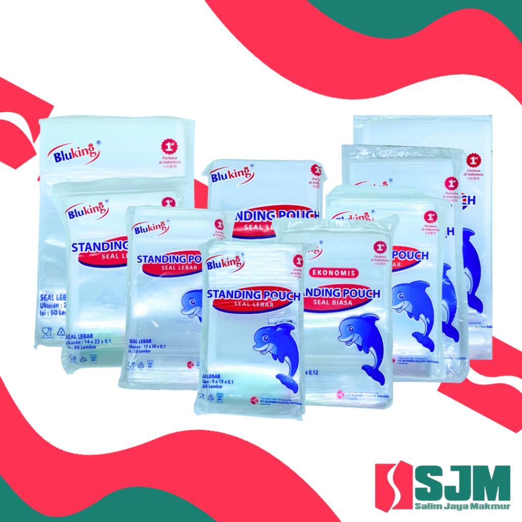 Dolphin Standing Pouch 50 Pcs Plastik Kemasan Standing Pouch