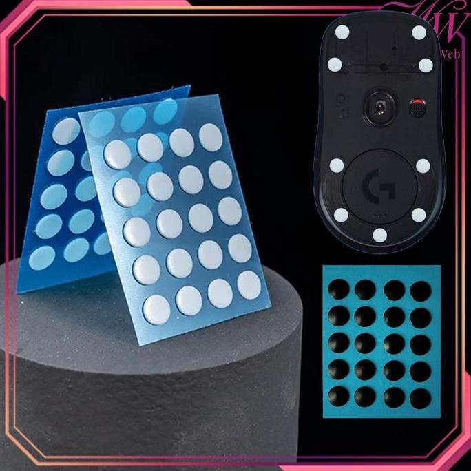 DE115 - 20pcs/Set Mouse Feet Glide Mouse Feet Universal Mousefeet Skates Kaki Mouse