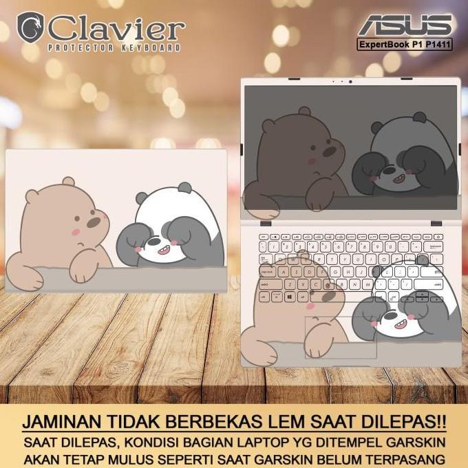 BEBAS ONGKIR - Cover Garskin Laptop Asus ExpertBook P1 P1411 P1411C P1411CM P1411CMA