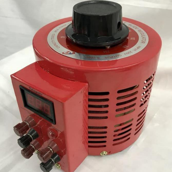 TERMURAH - slide Regulator Takayoshi 2000watt TDGc2 2KVA-1phase