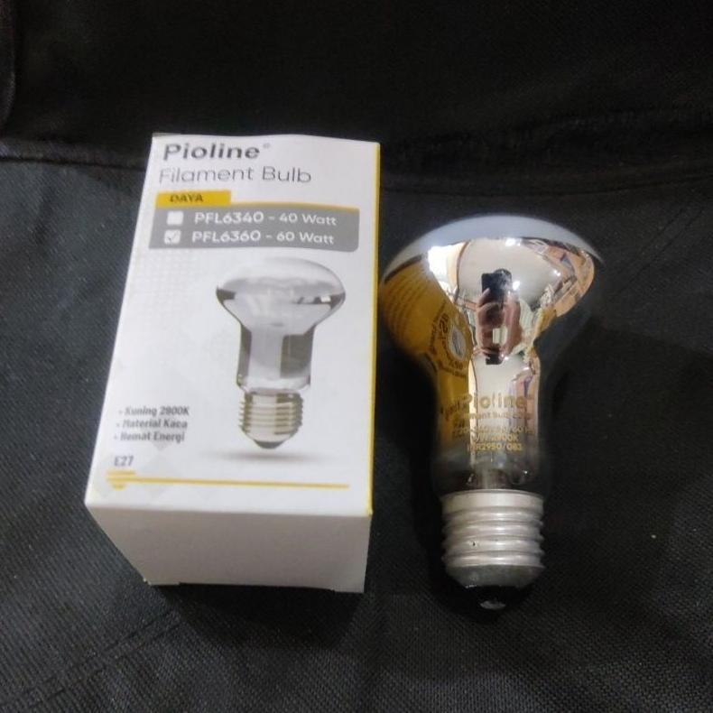 TERBARU PIOLINE Lampu Chicken / Lampu Filament 60 Watt & 40 Watt PIOLINE Cahaya Kuning Hangat