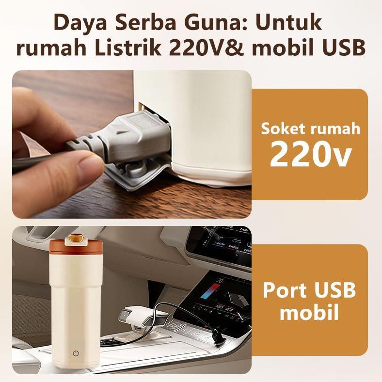 CUCI GUDANG [COD] Pemanas Air Listrik Electric Teko Listrik Low Watt Teko Listrik Pemanas Air - Teko