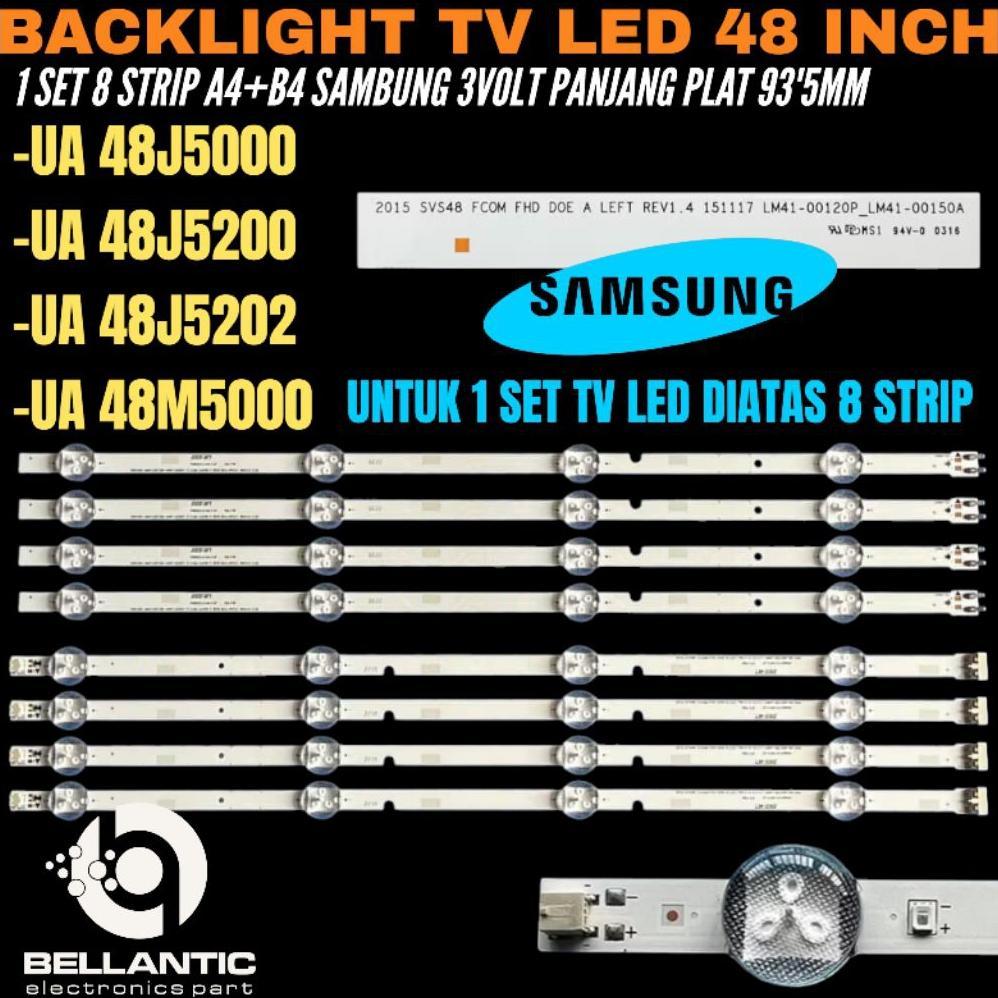 HOT PRODUCT BACKLIGHT TV LED SAMSUNG 48 INCH UA-48J5000- UA-48J5100- UA-48J5200- UA-48M5000 BACKLIGH