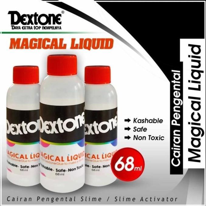 Promo Dextone Magical Liquid Cairan Pengental Slime Activator 68Ml Gom Squishy Baru 68Ml Non Toxic C