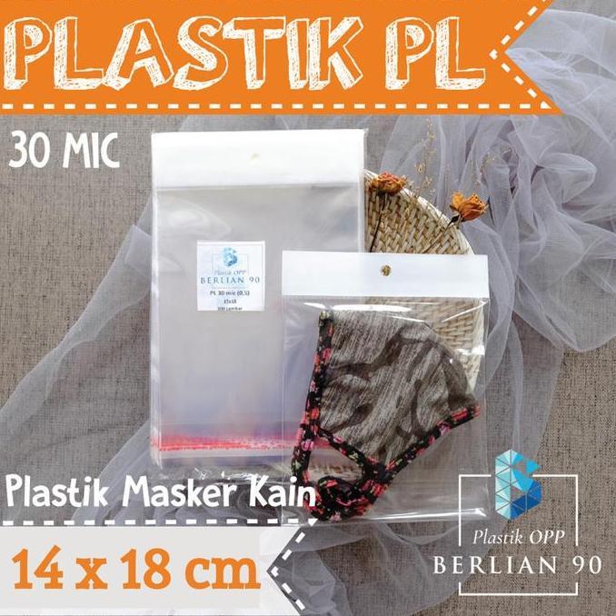 Newbitc- Langsungbungkus- [ 1 Pack Isi 100 Pcs ] Plastik Opp Display 14X18 Cm Plastik Aksess - Plast