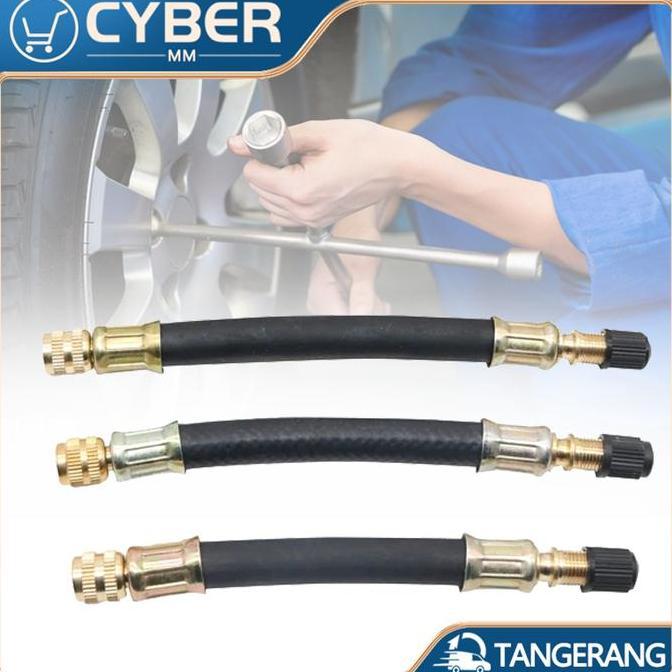 SYLVETI 9mm*140mm Sambungan Pompa Ban Mobil Motor Dan Sepeda Listrik Universal
