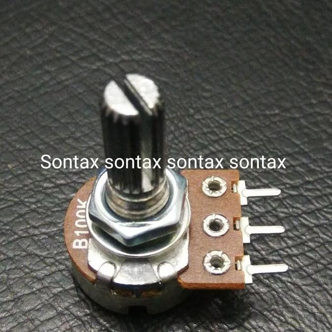 B100K 100K B 100 K POT POTENSIO POTENTIOMETER MONO STX27