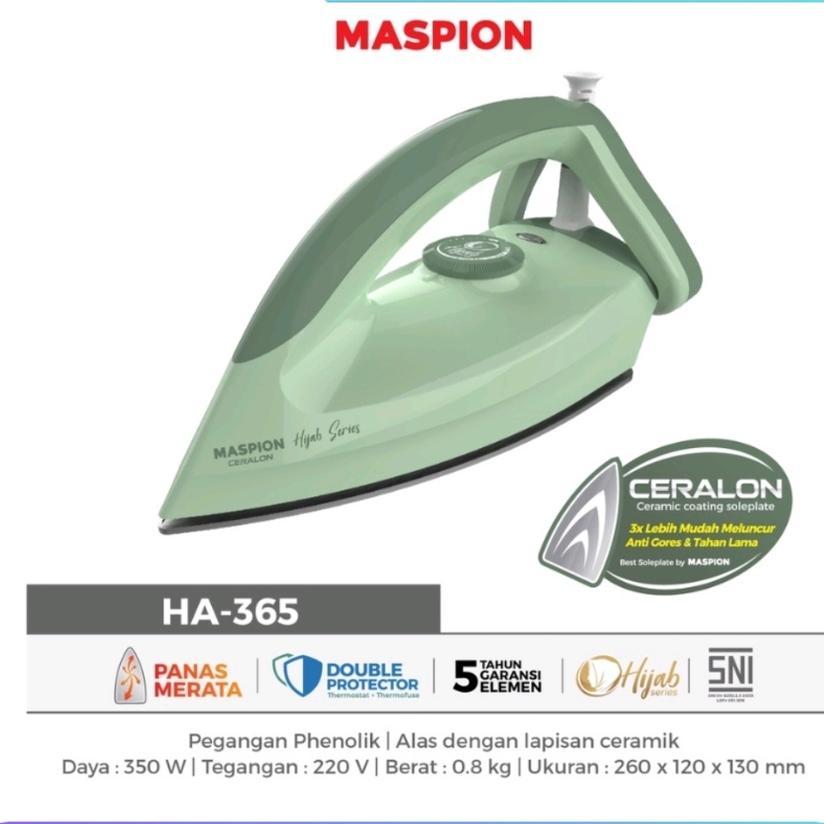 Maspion Setrika Ha-365 Automatic Iron Ceralon Ceramic