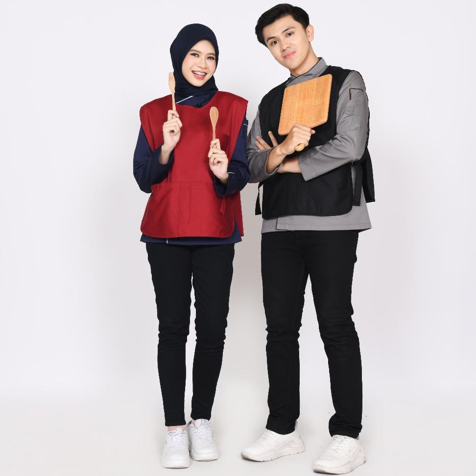 Apron Barista Celemek Barista Korean Style Baju Masak Keren