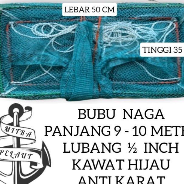 Bubu Jebakan Ikan / Bubu Naga 10 Meter Anti Karat
