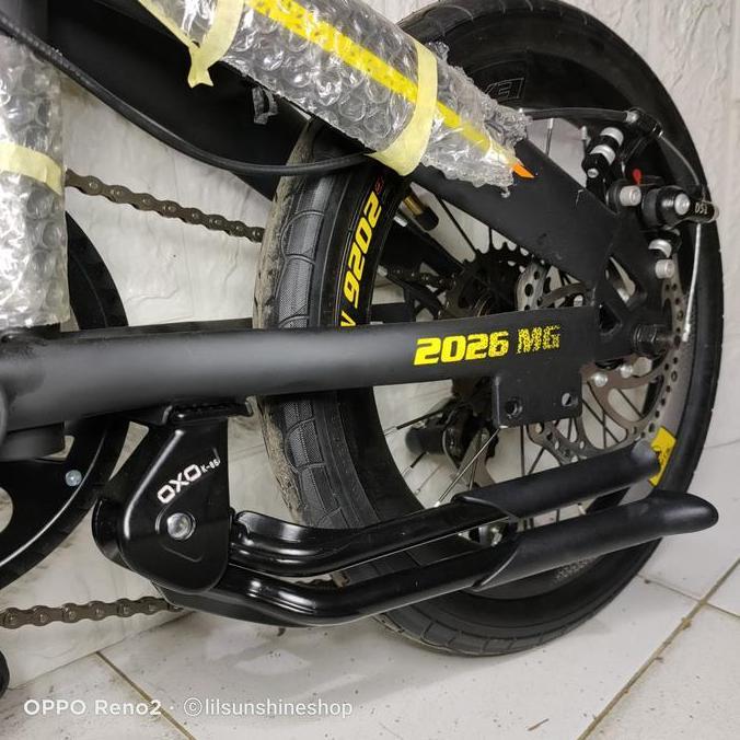 Ready Jagang Standar Tengah Dekat BB Frame OXO Alloy Adjustable Bike Stand Kaki 2 Untuk Sepeda Lipat