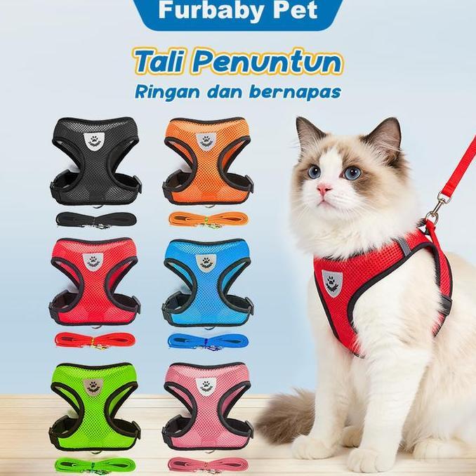 Rompi Kucing Tali Tali Anjing Kelinci Pengikat Reflektif Harness Kucing Murah