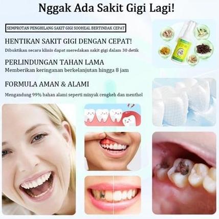 Paket Spray Sakit Gigi - Spray Sakit Gigi (Sakit Gigi Ampuh, Obat Sakit Gigi, Obat Sakit Gigi Berlub