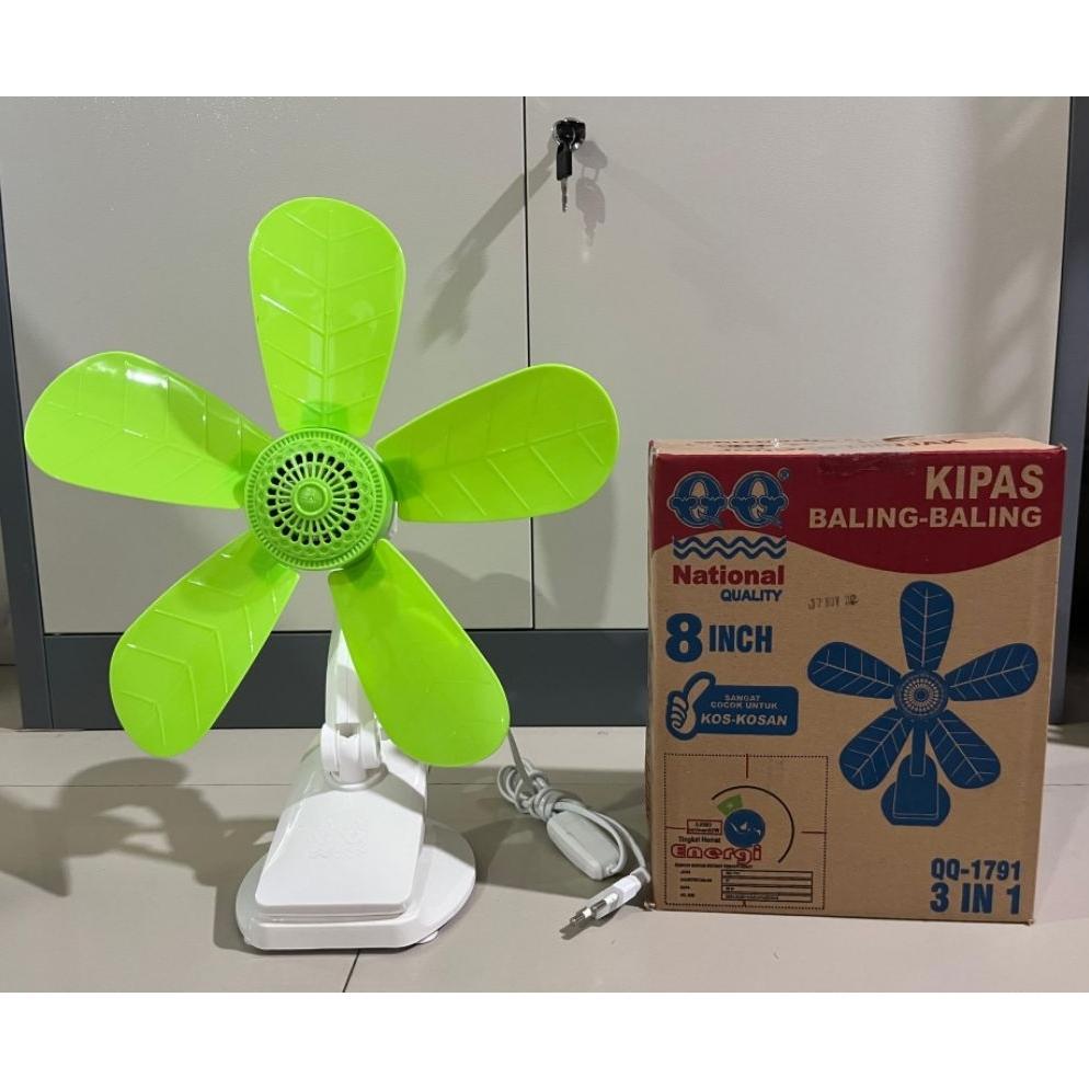 TERBARU KIPAS ANGIN JEPIT NAGOYA NG-590J PORTABLE MINI FAN 5 BLADES NG590J / Kipas Jepit QQ 1788 - Q