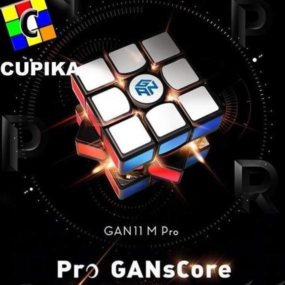 Cube Magic Puzzle 3X3 Gan 11 M Pro Magnetic Uv Stierless 3X3X3 Cube