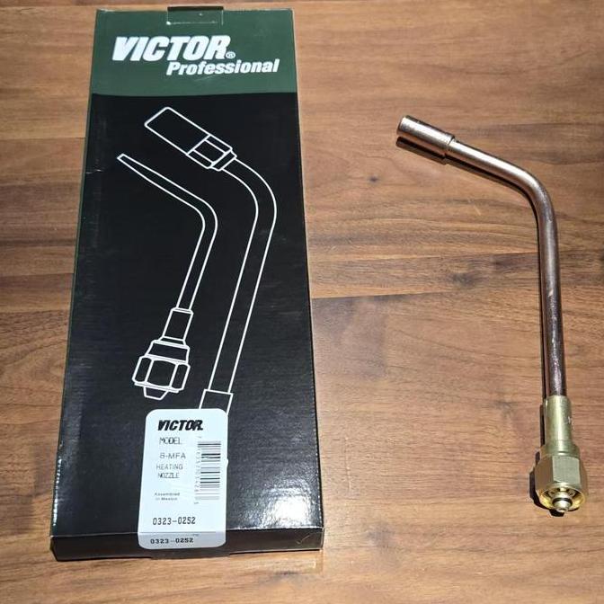 Heating bakar nozzle tip merk Victor 8 MFA 8MFA