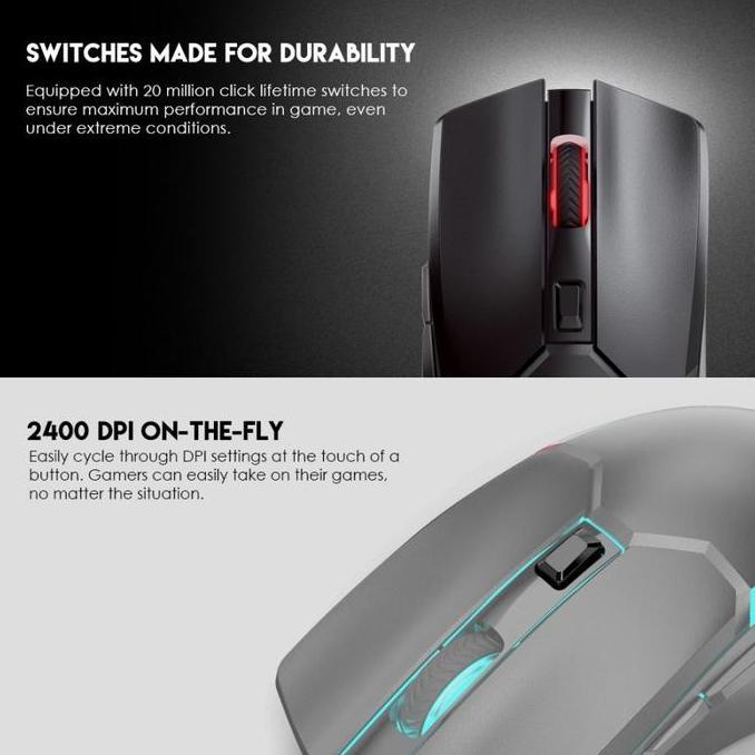 Fantech Venom II WGC2 / WGC-2 Wireless RGB Gaming Mouse PAW3212